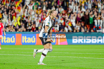 2023-08-03 - Alexandra Popp (11) of Germany scores a goal and celebrates 1-1 during the 2023 FIFA Women’s World Cup, Group H football match between Korea Republic and Germany on 3 August 2023 at Brisbane Stadium in Brisbane, Australia - FOOTBALL - WOMEN'S WORLD CUP 2023 - KOREA REPUBLIC V GERMANY - FIFA WORLD CUP - SOCCER