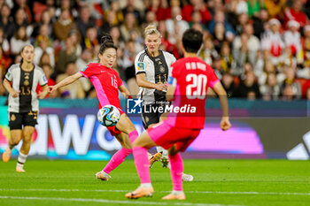2023-08-03 - Alexandra Popp (11) of Germany shoots during the 2023 FIFA Women’s World Cup, Group H football match between Korea Republic and Germany on 3 August 2023 at Brisbane Stadium in Brisbane, Australia - FOOTBALL - WOMEN'S WORLD CUP 2023 - KOREA REPUBLIC V GERMANY - FIFA WORLD CUP - SOCCER