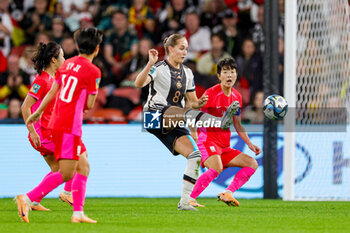 2023-08-03 - Sydney Lohmann (8) of Germany during the 2023 FIFA Women’s World Cup, Group H football match between Korea Republic and Germany on 3 August 2023 at Brisbane Stadium in Brisbane, Australia - FOOTBALL - WOMEN'S WORLD CUP 2023 - KOREA REPUBLIC V GERMANY - FIFA WORLD CUP - SOCCER