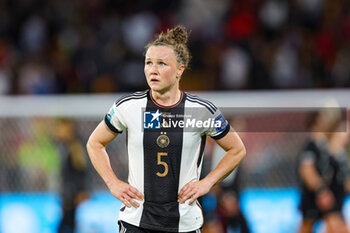 2023-08-03 - Marina Hegering (5) of Germany looks dejected at full time during the 2023 FIFA Women’s World Cup, Group H football match between Korea Republic and Germany on 3 August 2023 at Brisbane Stadium in Brisbane, Australia - FOOTBALL - WOMEN'S WORLD CUP 2023 - KOREA REPUBLIC V GERMANY - FIFA WORLD CUP - SOCCER