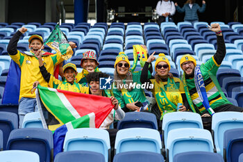 2023-08-06 - South Africa fans during the 2023 FIFA Women’s World Cup, round of 16 football match between Netherlands and South Africa on 6 August 2023 at Sydney Football Stadium, Sydney, Australia - FOOTBALL - WOMEN'S WORLD CUP 2023 - NETHERLANDS V SOUTH AFRICA - FIFA WORLD CUP - SOCCER