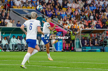 2023-08-07 - Lauren James (7) of England shoots during the 2023 FIFA Women’s World Cup, Round of 16 football match between England and Nigeria on 7 August 2023 at Brisbane Stadium in Brisbane, Australia - FOOTBALL - WOMEN'S WORLD CUP 2023 - ENGLAND V NIGERIA - FIFA WORLD CUP - SOCCER