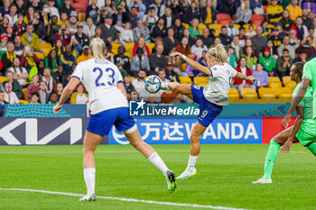 2023-08-07 - Rachel Daly (9) of England shoots during the 2023 FIFA Women’s World Cup, Round of 16 football match between England and Nigeria on 7 August 2023 at Brisbane Stadium in Brisbane, Australia - FOOTBALL - WOMEN'S WORLD CUP 2023 - ENGLAND V NIGERIA - FIFA WORLD CUP - SOCCER