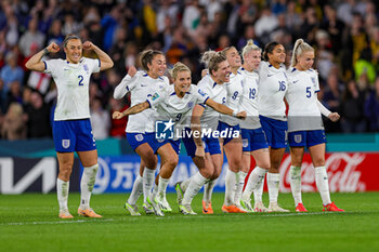 2023-08-07 - England win on penalties during the 2023 FIFA Women’s World Cup, Round of 16 football match between England and Nigeria on 7 August 2023 at Brisbane Stadium in Brisbane, Australia - FOOTBALL - WOMEN'S WORLD CUP 2023 - ENGLAND V NIGERIA - FIFA WORLD CUP - SOCCER