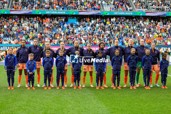 2023-08-07 - Netherlands team line up during the 2023 FIFA Women’s World Cup, round of 16 football match between Netherlands and South Africa on 6 August 2023 at Sydney Football Stadium, Sydney, Australia - FOOTBALL - WOMEN'S WORLD CUP 2023 - NETHERLANDS V SOUTH AFRICA - FIFA WORLD CUP - SOCCER
