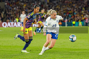 2023-08-13 - Alessia Russo (23) of England during the 2023 FIFA Women’s World Cup, quarter-final football match between England and Colombia on 12 August 2023 at Stadium Australia in Sydney, Australia - FOOTBALL - WOMEN'S WORLD CUP 2023 - ENGLAND V COLOMBIA - FIFA WORLD CUP - SOCCER