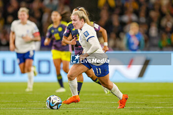 2023-08-13 - Lauren Hemp (11) of England during the 2023 FIFA Women’s World Cup, quarter-final football match between England and Colombia on 12 August 2023 at Stadium Australia in Sydney, Australia - FOOTBALL - WOMEN'S WORLD CUP 2023 - ENGLAND V COLOMBIA - FIFA WORLD CUP - SOCCER