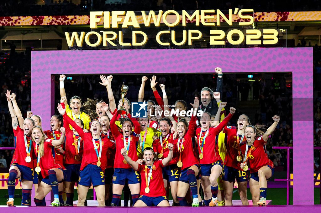 FOOTBALL - WOMEN'S WORLD CUP 2023 - FINAL - SPAIN v ENGLAND - FIFA WORLD CUP - SOCCER