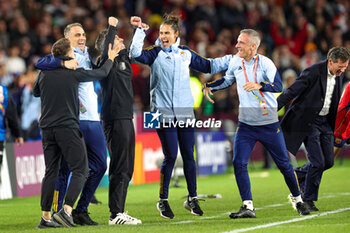 2023-08-20 - Coach Jorge Vilda of Spain celebrates at full time during the 2023 FIFA Women’s World Cup Final football match between Spain and England on 20 August 2023 at Stadium Australia in Sydney, Australia - FOOTBALL - WOMEN'S WORLD CUP 2023 - FINAL - SPAIN V ENGLAND - FIFA WORLD CUP - SOCCER