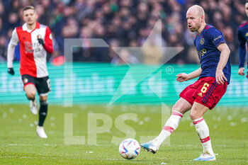 2023-01-22 - Davy Klaassen of Ajax during the Netherlands championship Eredivisie football match between Feyenoord and Ajax on January 22, 2023 at Stadion Feijenoord in Rotterdam, Netherlands - FOOTBALL - NETHERLANDS CHAMP - FEYENOORD V AJAX - NETHERLANDS EREDIVISIE - SOCCER