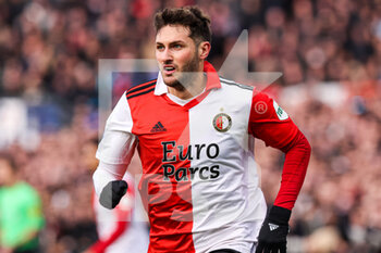 2023-02-05 - Santiago Gimenez of Feyenoord during the Netherlands championship Eredivisie football match between Feyenoord and PSV on February 5, 2023 at Stadion Feijenoord in Rotterdam, Netherlands - FOOTBALL - NETHERLANDS CHAMP - FEYENOORD V PSV - NETHERLANDS EREDIVISIE - SOCCER