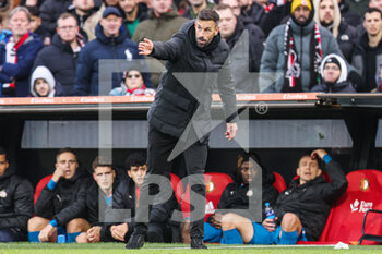 2023-02-05 - Coach Ruud van Nistelrooy of PSV during the Netherlands championship Eredivisie football match between Feyenoord and PSV on February 5, 2023 at Stadion Feijenoord in Rotterdam, Netherlands - FOOTBALL - NETHERLANDS CHAMP - FEYENOORD V PSV - NETHERLANDS EREDIVISIE - SOCCER