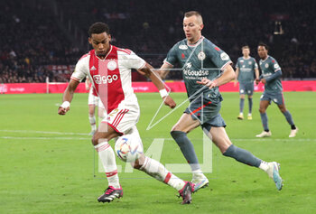 2023-02-19 - Jurrien Timber of Ajax during the Netherlands championship Eredivisie football match between Ajax and Sparta Rotterdam on February 19, 2023 at Johan Cruijff ArenA in Amsterdam, Netherlands - FOOTBALL - NETHERLANDS CHAMP - AJAX V SPARTA ROTTERDAM - NETHERLANDS EREDIVISIE - SOCCER