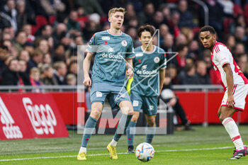 2023-02-19 - Tobias Lauritsen of Sparta Rotterdam during the Netherlands championship Eredivisie football match between Ajax and Sparta Rotterdam on February 19, 2023 at Johan Cruijff ArenA in Amsterdam, Netherlands - FOOTBALL - NETHERLANDS CHAMP - AJAX V SPARTA ROTTERDAM - NETHERLANDS EREDIVISIE - SOCCER