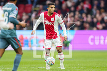 2023-02-19 - Owen Wijndal of Ajax during the Netherlands championship Eredivisie football match between Ajax and Sparta Rotterdam on February 19, 2023 at Johan Cruijff ArenA in Amsterdam, Netherlands - FOOTBALL - NETHERLANDS CHAMP - AJAX V SPARTA ROTTERDAM - NETHERLANDS EREDIVISIE - SOCCER