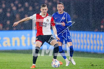 2023-02-18 - Marcus Pedersen of Feyenoord during the Netherlands championship Eredivisie football match between Feyenoord and AZ on February 18, 2023 at Stadion Feijenoord in Rotterdam, Netherlands - FOOTBALL - NETHERLANDS CHAMP - FEYENOORD V AZ - NETHERLANDS EREDIVISIE - SOCCER