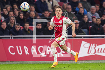 2023-04-16 - Francisco Conceicao of Ajax during the Netherlands championship Eredivisie football match between Ajax and FC Emmen on April 16, 2023 at Johan Cruijff ArenA in Amsterdam, Netherlands - FOOTBALL - NETHERLANDS CHAMP - AJAX V EMMEN - NETHERLANDS EREDIVISIE - SOCCER