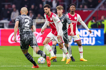 2023-04-16 - Florian Grillitsch of Ajax during the Netherlands championship Eredivisie football match between Ajax and FC Emmen on April 16, 2023 at Johan Cruijff ArenA in Amsterdam, Netherlands - FOOTBALL - NETHERLANDS CHAMP - AJAX V EMMEN - NETHERLANDS EREDIVISIE - SOCCER