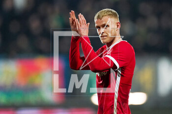 2023-04-16 - Jens Odgaard of AZ during the Netherlands championship Eredivisie football match between Fortuna Sittard and AZ on April 16, 2023 at the Fortuna Sittard Stadion in Sittard, Netherlands - FOOTBALL - NETHERLANDS CHAMP - FORTUNA SITTARD V AZ - NETHERLANDS EREDIVISIE - SOCCER