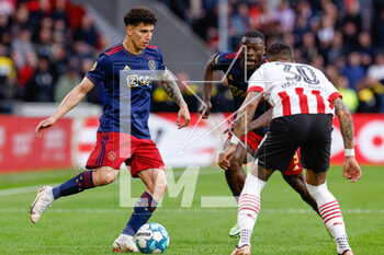 2023-04-23 - Jorge Sanchez of Ajax during the Netherlands championship Eredivisie football match between PSV and Ajax on April 23, 2023 at Philips Stadion in Eindhoven, Netherlands - FOOTBALL - NETHERLANDS CHAMP - PSV V AJAX - NETHERLANDS EREDIVISIE - SOCCER