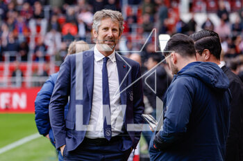 2023-04-23 - Edwin van der Sar of Ajax during the Netherlands championship Eredivisie football match between PSV and Ajax on April 23, 2023 at Philips Stadion in Eindhoven, Netherlands - FOOTBALL - NETHERLANDS CHAMP - PSV V AJAX - NETHERLANDS EREDIVISIE - SOCCER
