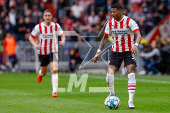 2023-04-23 - Patrick van Aanholt of PSV during the Netherlands championship Eredivisie football match between PSV and Ajax on April 23, 2023 at Philips Stadion in Eindhoven, Netherlands - FOOTBALL - NETHERLANDS CHAMP - PSV V AJAX - NETHERLANDS EREDIVISIE - SOCCER