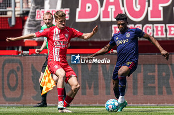 2023-05-28 - Gijs Smal of FC Twente, Mohammed Kudus of Ajax during the Netherlands championship Eredivisie football match between FC Twente and Ajax on May 28, 2023 at Grolsch Veste in Enschede, Netherlands - FOOTBALL - NETHERLANDS CHAMP - TWENTE V AJAX - NETHERLANDS EREDIVISIE - SOCCER