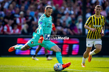 2023-05-28 - Justin Bijlow of Feyenoord during the Netherlands championship Eredivisie football match between Feyenoord and Vitesse on May 28, 2023 at Stadion Feijenoord in Rotterdam, Netherlands - FOOTBALL - NETHERLANDS CHAMP - FEYENOORD V VITESSE - NETHERLANDS EREDIVISIE - SOCCER