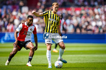 2023-05-28 - Melle Meulensteen of Vitesse during the Netherlands championship Eredivisie football match between Feyenoord and Vitesse on May 28, 2023 at Stadion Feijenoord in Rotterdam, Netherlands - FOOTBALL - NETHERLANDS CHAMP - FEYENOORD V VITESSE - NETHERLANDS EREDIVISIE - SOCCER