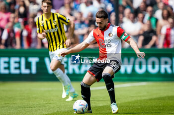 2023-05-28 - Orkun Kokcu of Feyenoord during the Netherlands championship Eredivisie football match between Feyenoord and Vitesse on May 28, 2023 at Stadion Feijenoord in Rotterdam, Netherlands - FOOTBALL - NETHERLANDS CHAMP - FEYENOORD V VITESSE - NETHERLANDS EREDIVISIE - SOCCER