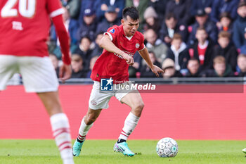 2023-10-29 - Hirving Lozano of PSV during the Netherlands championship Eredivisie football match between PSV and AFC Ajax on October 29, 2023 at Philips Stadion in Eindhoven, Netherlands - FOOTBALL - NETHERLANDS CHAMP - PSV V AJAX - NETHERLANDS EREDIVISIE - SOCCER