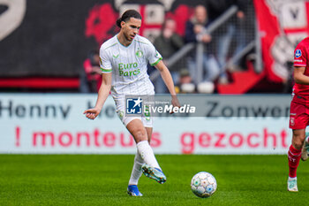 2023-10-29 - Ramiz Zerrouki of Feyenoord during the Netherlands championship Eredivisie football match between FC Twente and Feyenoord on October 29, 2023 at De Grolsch Veste in Enschede, Netherlands - FOOTBALL - NETHERLANDS CHAMP - TWENTE V FEYENOORD - NETHERLANDS EREDIVISIE - SOCCER