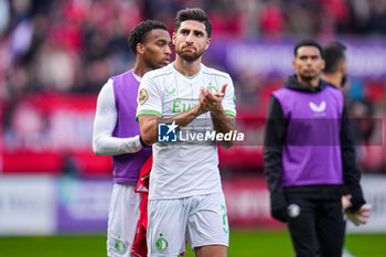 2023-10-29 - Alireza Jahanbakhsh of Feyenoord at full time during the Netherlands championship Eredivisie football match between FC Twente and Feyenoord on October 29, 2023 at De Grolsch Veste in Enschede, Netherlands - FOOTBALL - NETHERLANDS CHAMP - TWENTE V FEYENOORD - NETHERLANDS EREDIVISIE - SOCCER