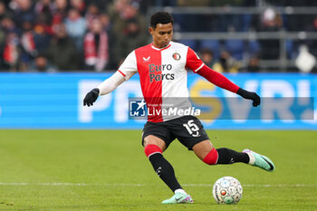 2023-12-03 - Marcos Lopez of Feyenoord during the Netherlands championship Eredivisie football match between Feyenoord and PSV on December 3, 2023 at Stadion Feijenoord in Rotterdam, Netherlands - FOOTBALL - NETHERLANDS CHAMP - FEYENOORD V PSV - NETHERLANDS EREDIVISIE - SOCCER