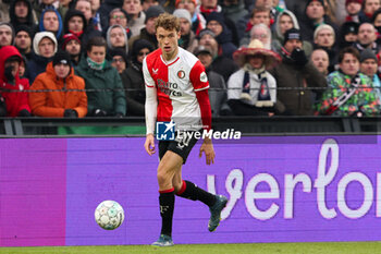2023-12-03 - Mats Wieffer of Feyenoord during the Netherlands championship Eredivisie football match between Feyenoord and PSV on December 3, 2023 at Stadion Feijenoord in Rotterdam, Netherlands - FOOTBALL - NETHERLANDS CHAMP - FEYENOORD V PSV - NETHERLANDS EREDIVISIE - SOCCER