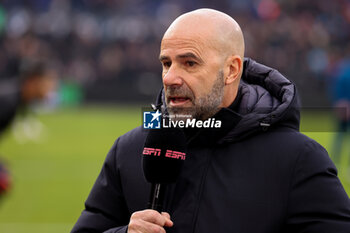 2023-12-03 - Head coach Peter Bosz of PSV during the Netherlands championship Eredivisie football match between Feyenoord and PSV on December 3, 2023 at Stadion Feijenoord in Rotterdam, Netherlands - FOOTBALL - NETHERLANDS CHAMP - FEYENOORD V PSV - NETHERLANDS EREDIVISIE - SOCCER
