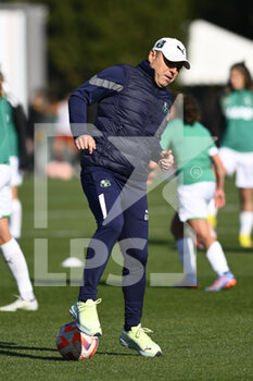 2023-01-29 - GIANPIERO PIOVANI of U.S. Sassuolo Calcio during the 15th day of the Serie A Championship between A.S. Roma Women and U.S. Sassuolo Calcio Femminile at the Stadio Tre Fontane on 29th of January, 2023 in Rome, Italy. - AS ROMA VS US SASSUOLO - ITALIAN SERIE A WOMEN - SOCCER