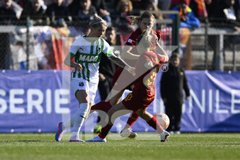 2023-01-29 - Lana Clelland of U.S. Sassuolo Calcio during the 15th day of the Serie A Championship between A.S. Roma Women and U.S. Sassuolo Calcio Femminile at the Stadio Tre Fontane on 29th of January, 2023 in Rome, Italy. - AS ROMA VS US SASSUOLO - ITALIAN SERIE A WOMEN - SOCCER