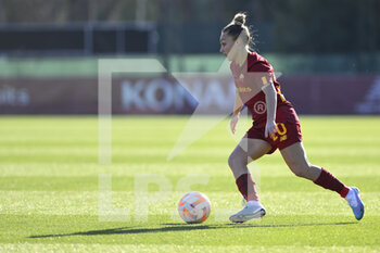 2023-01-29 - Giada Greggi of AS Roma Women during the 15th day of the Serie A Championship between A.S. Roma Women and U.S. Sassuolo Calcio Femminile at the Stadio Tre Fontane on 29th of January, 2023 in Rome, Italy. - AS ROMA VS US SASSUOLO - ITALIAN SERIE A WOMEN - SOCCER