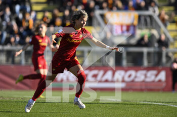 2023-01-29 - Valentina Giacinti of AS Roma Women during the 15th day of the Serie A Championship between A.S. Roma Women and U.S. Sassuolo Calcio Femminile at the Stadio Tre Fontane on 29th of January, 2023 in Rome, Italy. - AS ROMA VS US SASSUOLO - ITALIAN SERIE A WOMEN - SOCCER