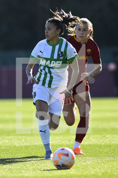 2023-01-29 - Giada Pondini of U.S. Sassuolo Calcio  during the 15th day of the Serie A Championship between A.S. Roma Women and U.S. Sassuolo Calcio Femminile at the Stadio Tre Fontane on 29th of January, 2023 in Rome, Italy. - AS ROMA VS US SASSUOLO - ITALIAN SERIE A WOMEN - SOCCER