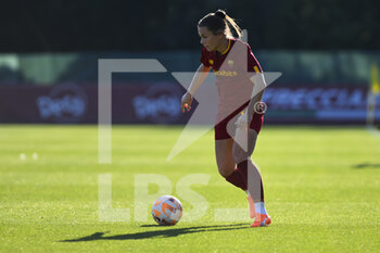 2023-01-29 - Emilie Bosshard Haavi of A.S. Roma during the 15th day of the Serie A Championship between A.S. Roma Women and U.S. Sassuolo Calcio Femminile at the Stadio Tre Fontane on 29th of January, 2023 in Rome, Italy. - AS ROMA VS US SASSUOLO - ITALIAN SERIE A WOMEN - SOCCER