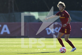 2023-01-29 - Moeka Minami of AS Roma Women during the 15th day of the Serie A Championship between A.S. Roma Women and U.S. Sassuolo Calcio Femminile at the Stadio Tre Fontane on 29th of January, 2023 in Rome, Italy. - AS ROMA VS US SASSUOLO - ITALIAN SERIE A WOMEN - SOCCER