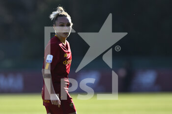 2023-01-29 - Giada Greggi of AS Roma Women during the 15th day of the Serie A Championship between A.S. Roma Women and U.S. Sassuolo Calcio Femminile at the Stadio Tre Fontane on 29th of January, 2023 in Rome, Italy. - AS ROMA VS US SASSUOLO - ITALIAN SERIE A WOMEN - SOCCER
