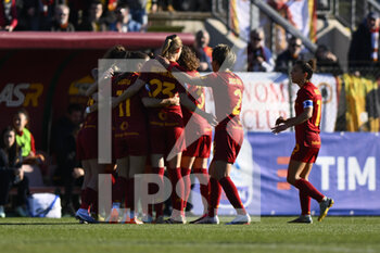 2023-01-29 - Valentina Giacinti of AS Roma Women during the 15th day of the Serie A Championship between A.S. Roma Women and U.S. Sassuolo Calcio Femminile at the Stadio Tre Fontane on 29th of January, 2023 in Rome, Italy. - AS ROMA VS US SASSUOLO - ITALIAN SERIE A WOMEN - SOCCER
