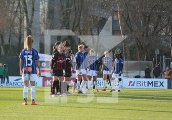 2023-01-28 - Free kick inter - AC MILAN VS INTER - FC INTERNAZIONALE - ITALIAN SERIE A WOMEN - SOCCER