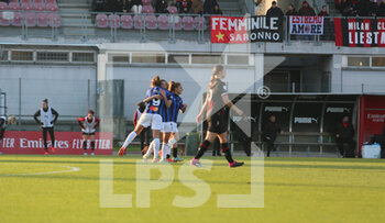2023-01-28 - Happiness of Inter fc - AC MILAN VS INTER - FC INTERNAZIONALE - ITALIAN SERIE A WOMEN - SOCCER