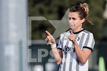 2023-02-11 - Cristiana Girelli (Juventus FC) celebrates after scoring a goal - ACF FIORENTINA VS JUVENTUS FC - ITALIAN SERIE A WOMEN - SOCCER