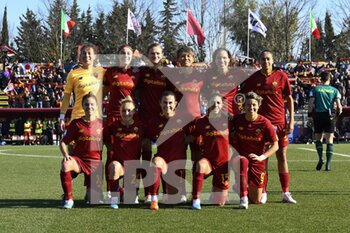 2023-02-11 - AS Roma Women Team during the 17th day of the Serie A Championship between A.S. Roma Women and F.C. Inter Women at the Stadio Tre Fontane on 11th of February, 2023 in Rome, Italy. - AS ROMA VS INTER - FC INTERNAZIONALE - ITALIAN SERIE A WOMEN - SOCCER