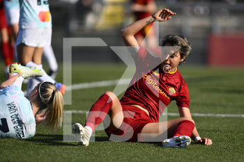 2023-02-11 - Valentina Giacinti of AS Roma Women during the 17th day of the Serie A Championship between A.S. Roma Women and F.C. Inter Women at the Stadio Tre Fontane on 11th of February, 2023 in Rome, Italy. - AS ROMA VS INTER - FC INTERNAZIONALE - ITALIAN SERIE A WOMEN - SOCCER